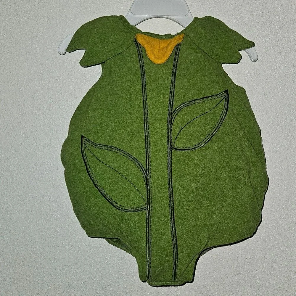 TCP Children's Place Halloween Costume 12-18 Months Green Plant Stem Peapod?